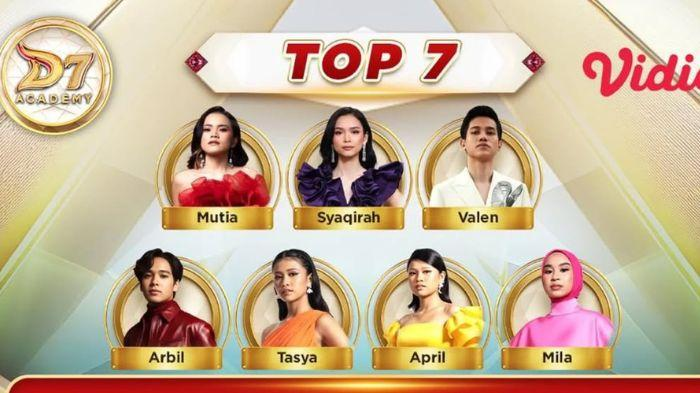 Ajang pencarian bakat D Academy 7 dengan peserta babak Top 7.
