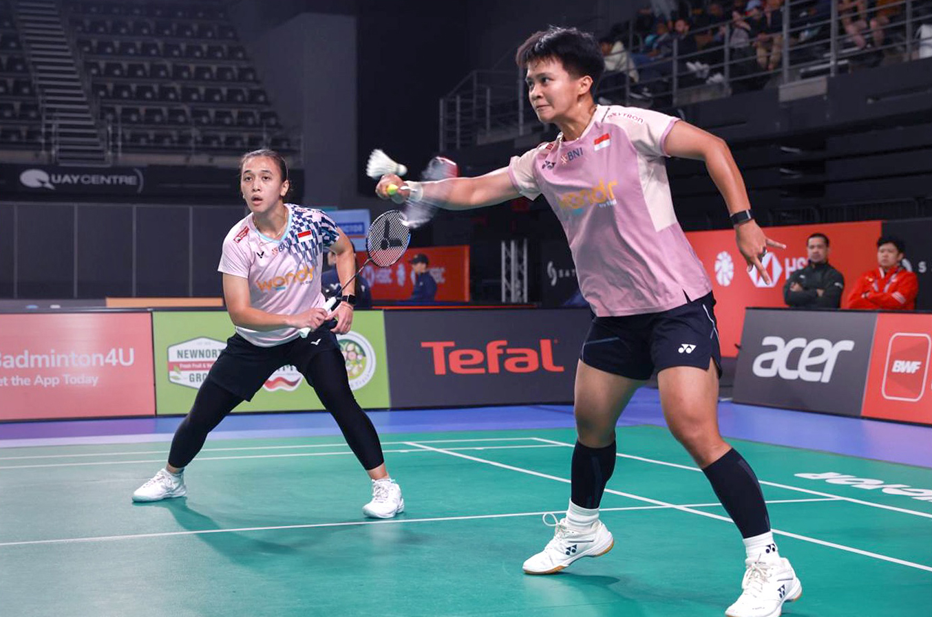Febriana Dwipuji Kusuma/Meylisa Trias Puspitasari akan melawan wakil Jepang, Ririna Hiramoto/Kokona Ishikawa di babak semifinal Australia Open 2025.