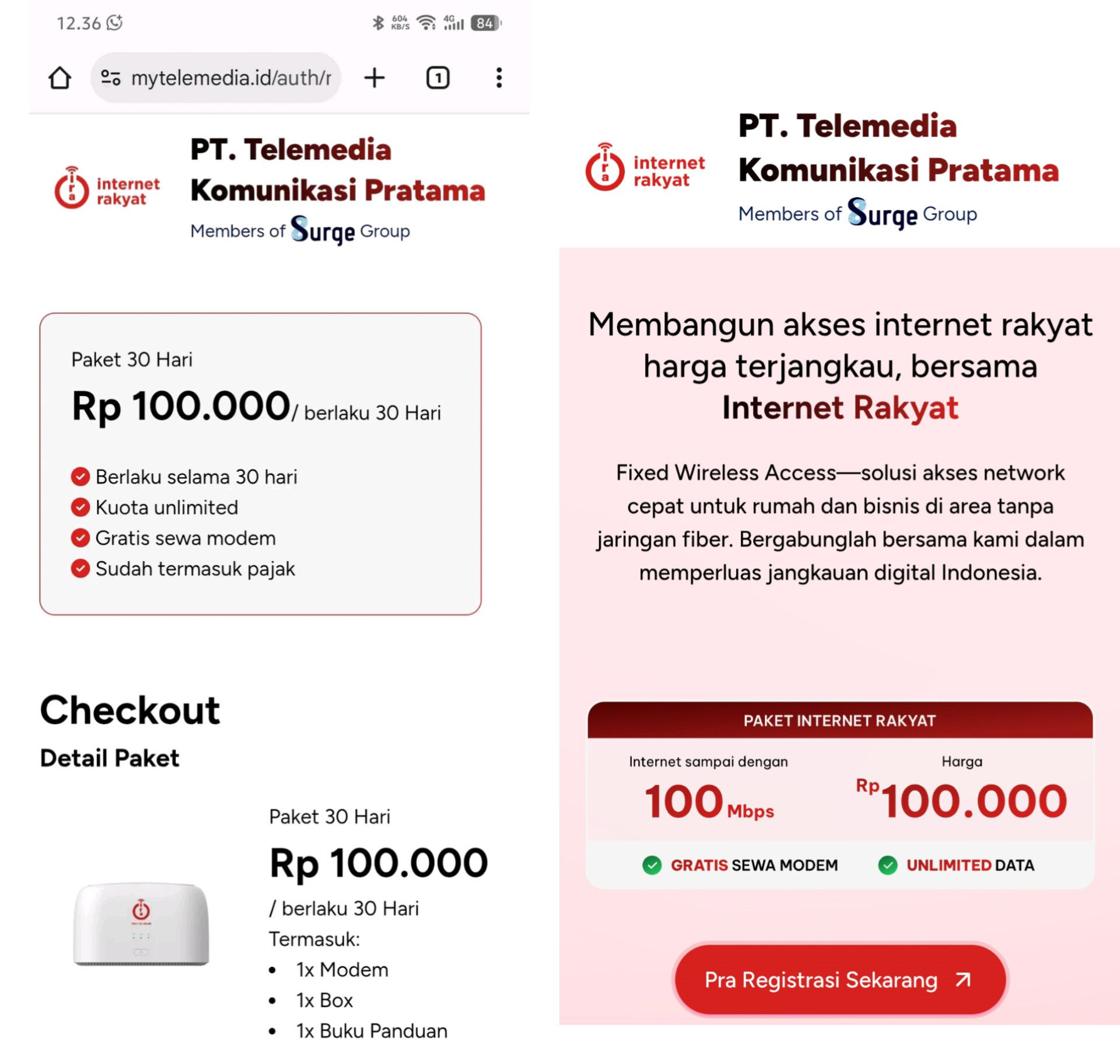 Internet murah