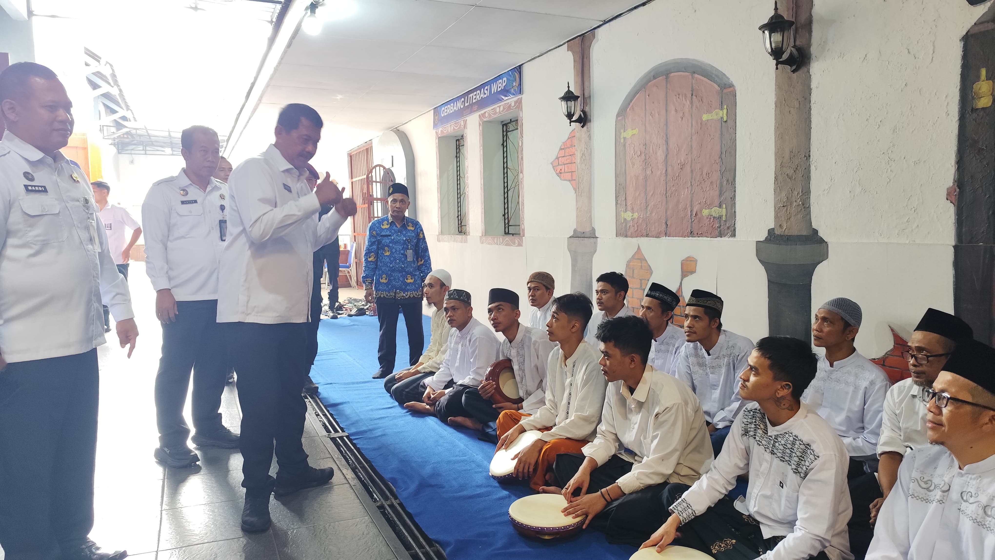 Dirjenpas Mashudi menyampaikan apresiasi pada jajaran Rutan yang telah melaksanakan tugas sesuai dengan aturan.