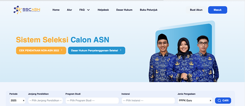 Lowongan Kerja ASN Desember 2025 PPPK Tenaga Kependidikan Sekolah Rakyat: Formasi, Syarat, Jadwal, Cara Daftar, Link Pendaftaran
