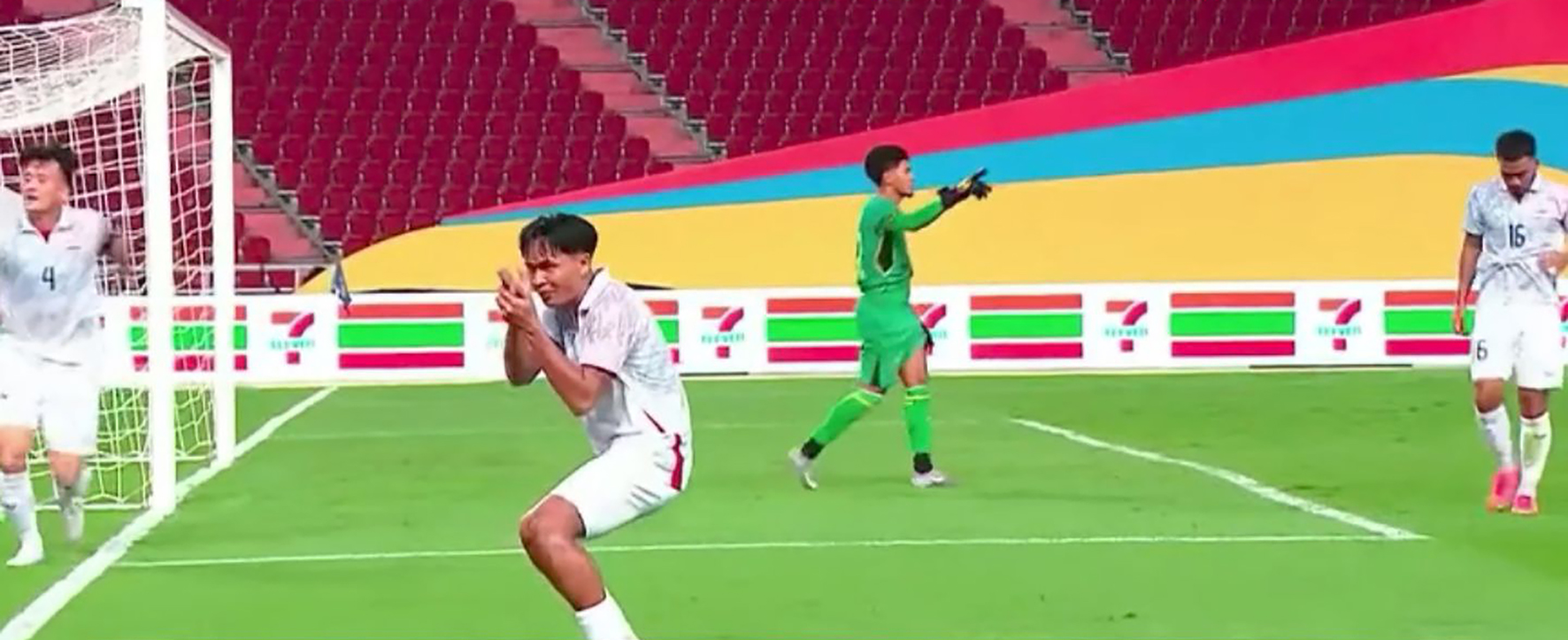 Tuan rumah Thailand mengalahkan Timor Leste dengan skor 6-1.