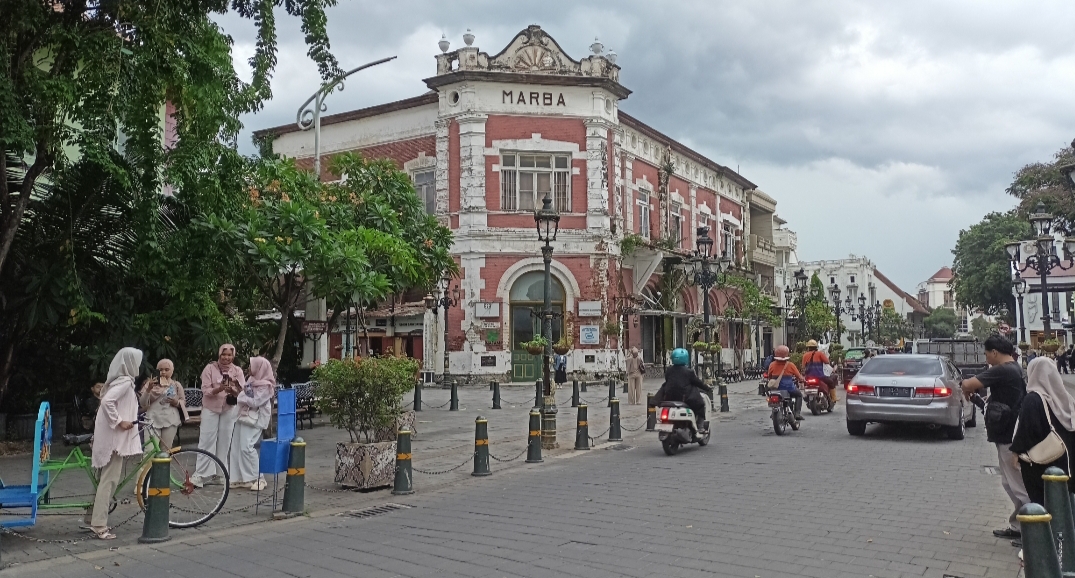 BEBAS KABEL UDARA : Kawasan Kota Lama Semarang, menjadi salah satu kawasan yang sudah bebas kabel udara