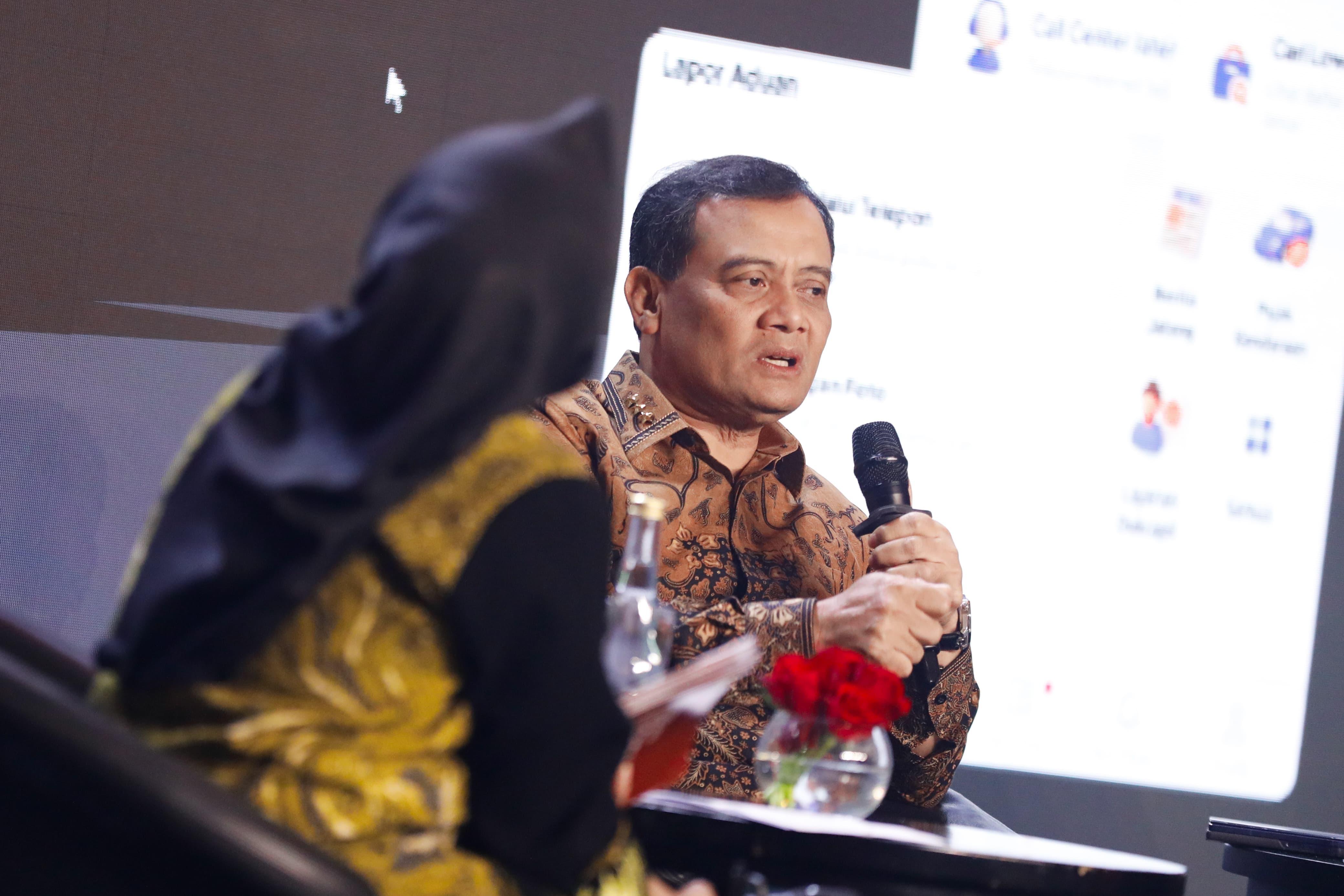 Ahmad Luthfi saat menjadi narasumber bertemakan &ldquo;Strategi Bertumbuh Lewat Inovasi dan Kolaborasi&rdquo;.