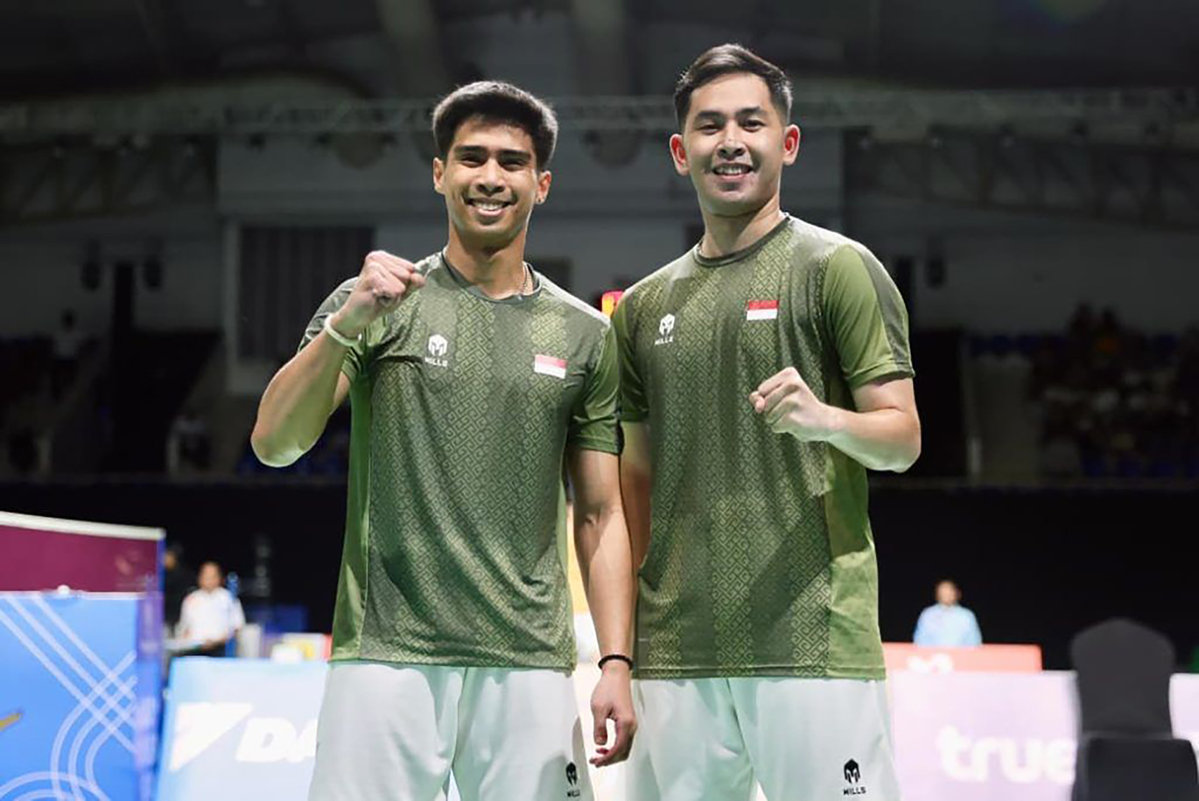 Sabar Karyaman Gutama/Moh Reza Pahlevi Isfahani meraih medali emas SEA Games 2025 usai mengalahkan unggulan pertama Malaysia, Aaron Chia/Soh Wooi Yik 21-14, 21-17.
