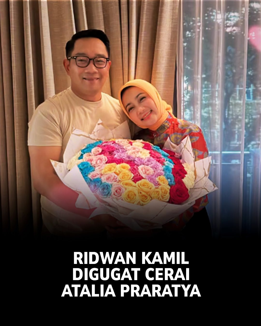 Ridwan Kamil digugat cerai oleh istrinya