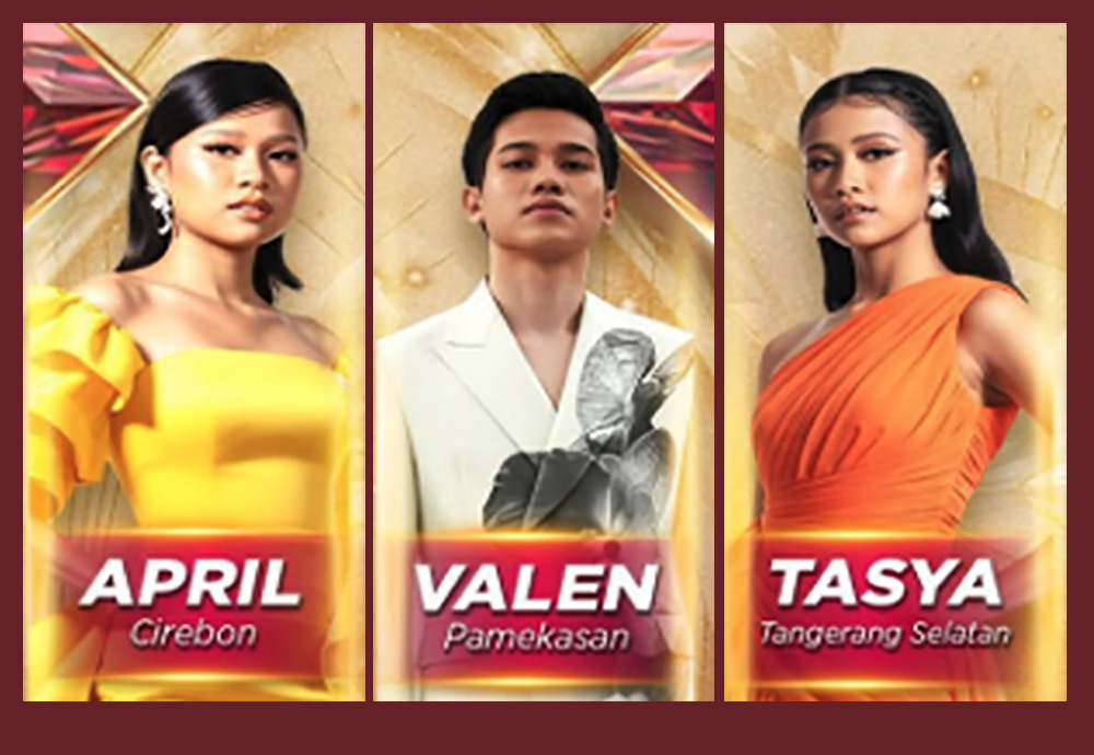 Klasemen Virtual Gift Top 3 Dangdut Academy 7 Show Malam Kedua