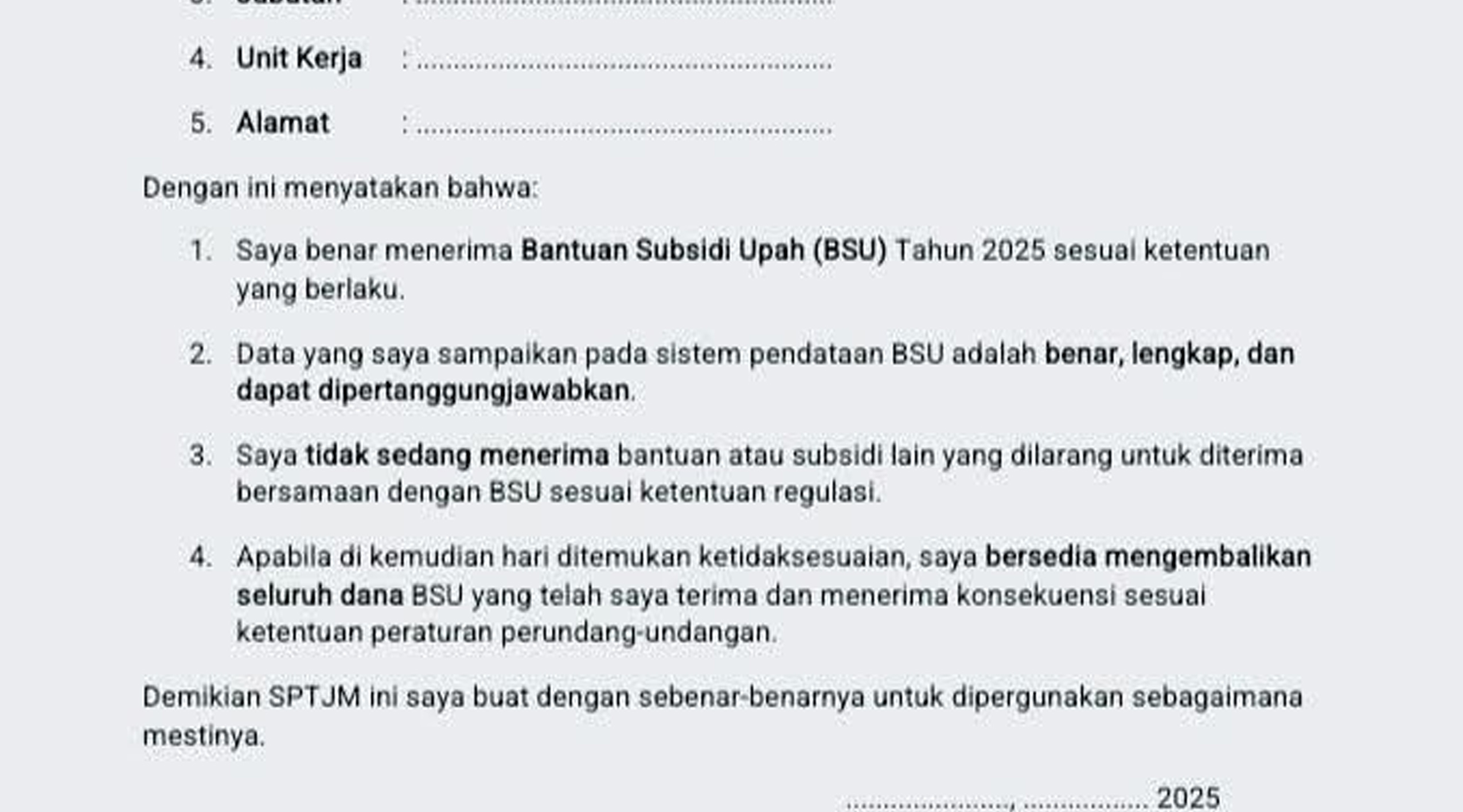 Syarat mendapat BSU Kemenag 2025