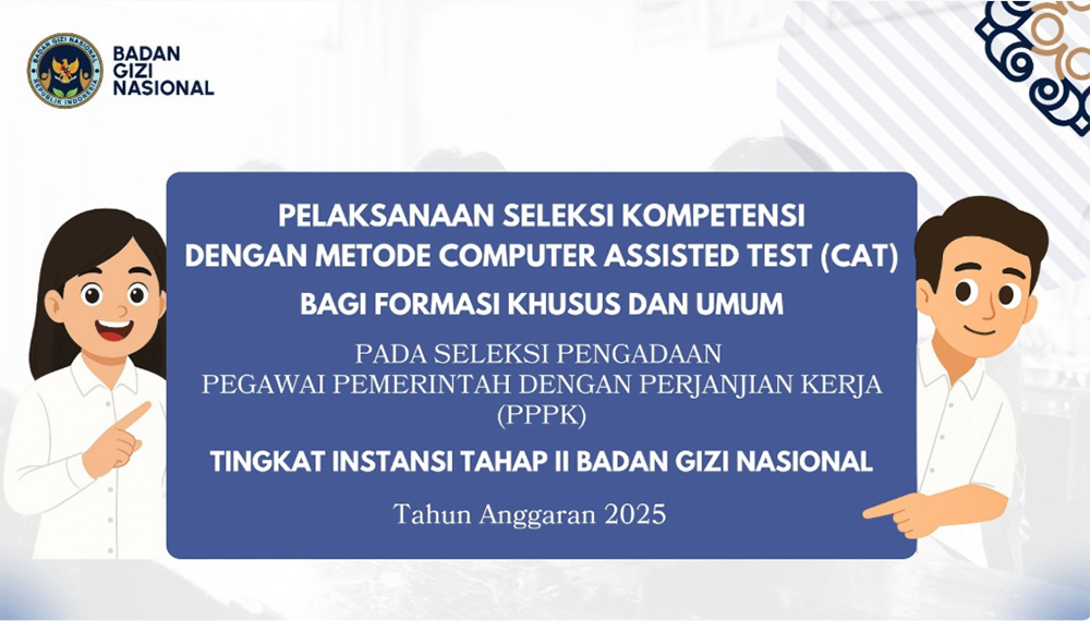 CAT PPPK BGN 2025: Tes Kompetensi Sudah Mulai, Begini Cara Cek Jadwal, Lokasi Ujian dan Cetak Kartu Ujian PPPK Badan Gizi Nasional