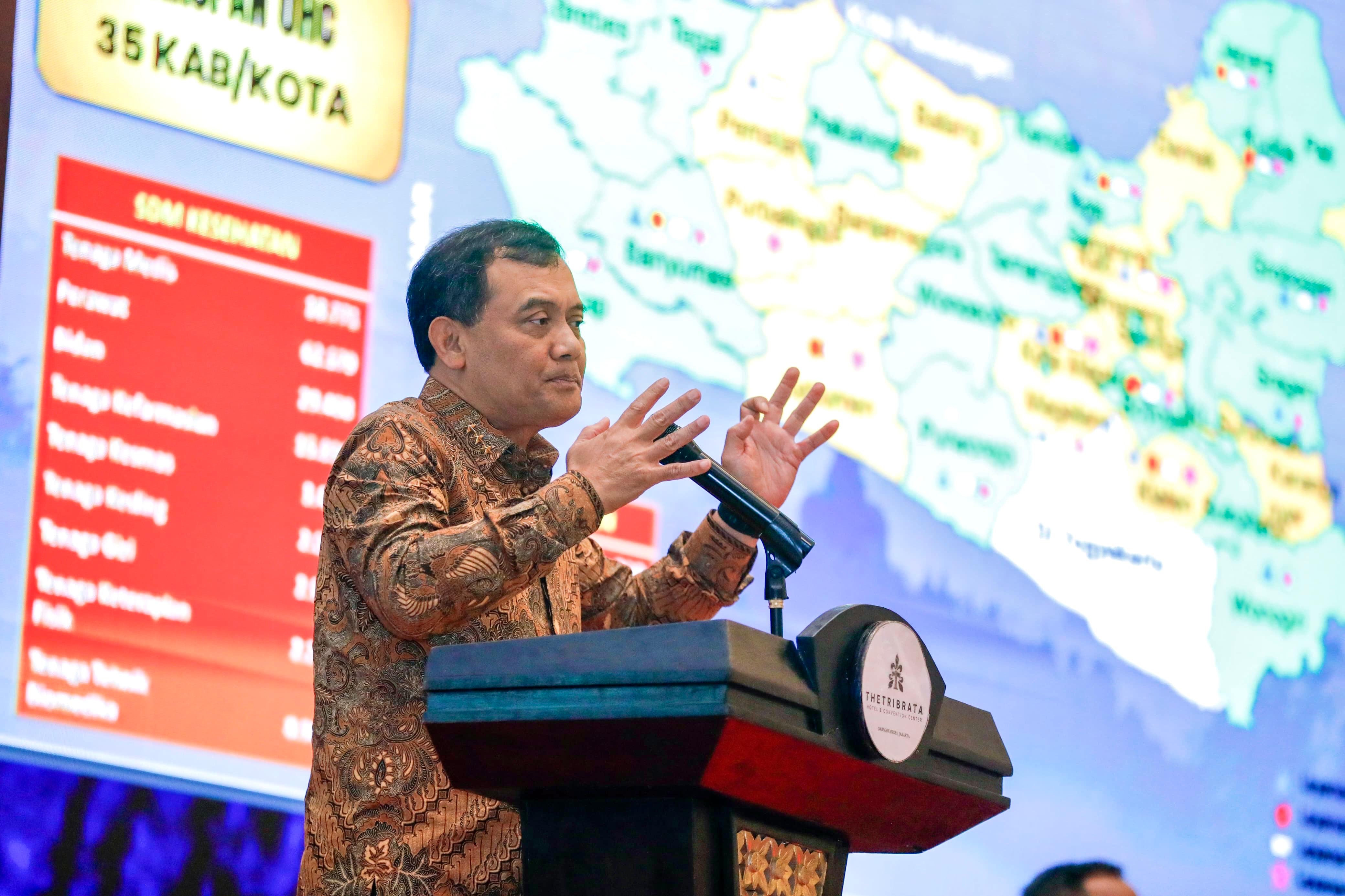 Ahmad Luthfi saat menjadi narasumber dalam acara Diseminasi Praktik Baik Pelayanan Publik yang diselenggarakan oleh Kementerian PAN-RB