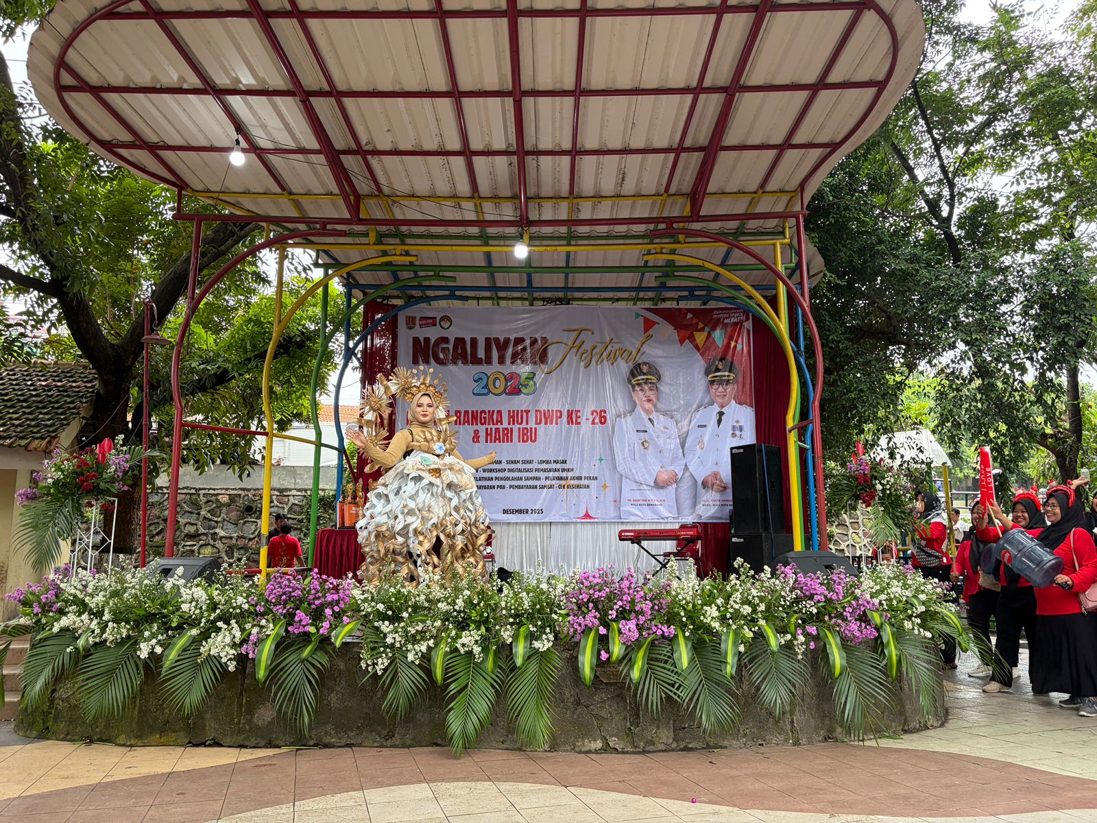 Suasana salah satu kegiatan di Festival Ngaliyan, Sabtu (20/12) pagi.