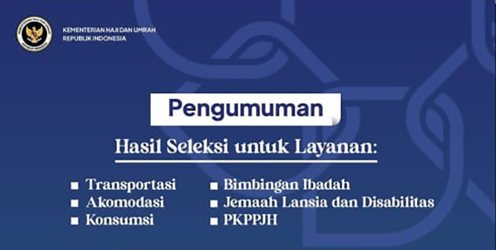 Cek Link Pengumuman Hasil Seleksi CAT Petugas Haji Tingkat Pusat 2026