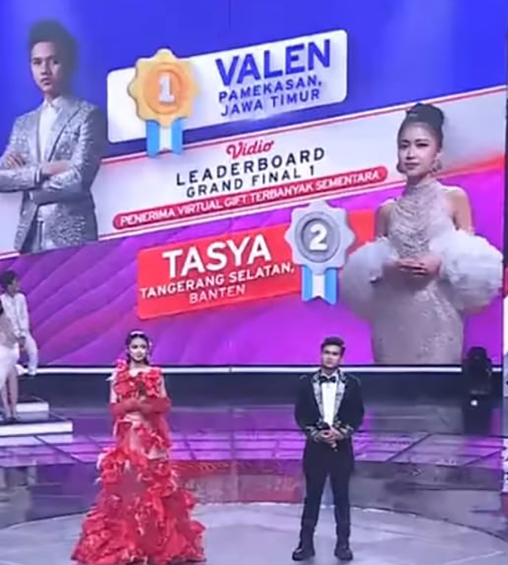 Klasemen Virtual Gift Grand Final 1 Dangdut Academy 7 Siapa yang Unggul Valen atau Tasya? Cek Hadiah Fantastisnya