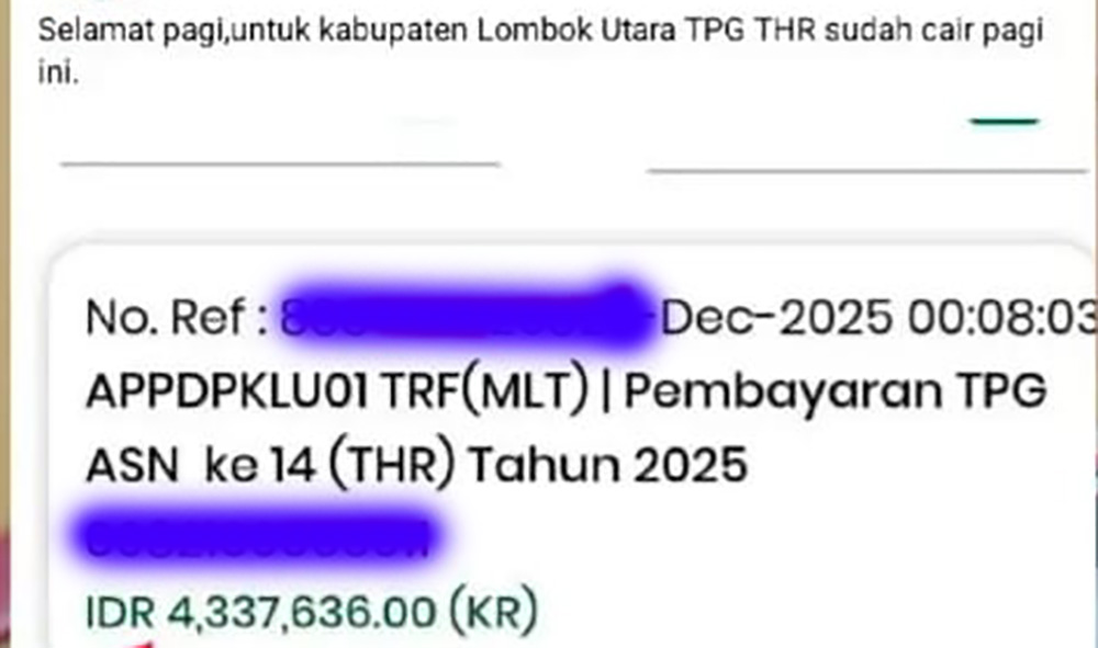 Ilustrasi Pencairan TPG