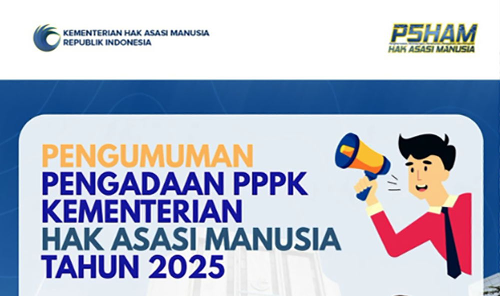 Rekrutmen PPPK KemenHAM 500 Formasi: Syarat, Jadwal Lengkap, Jabatan