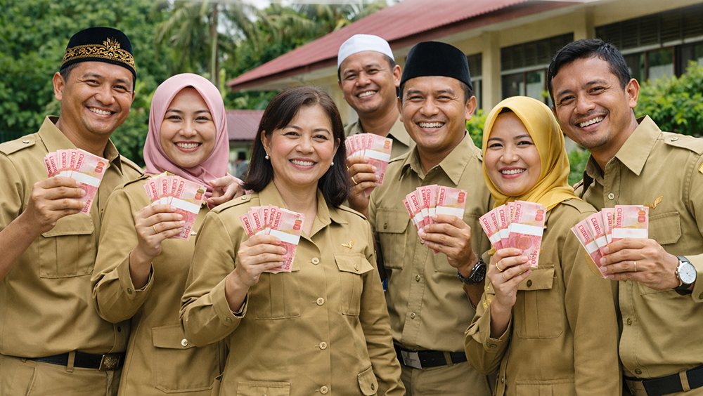 Daftar Guru Penerima TPG THR, TPG 100 Persen dan Gaji Ke 13