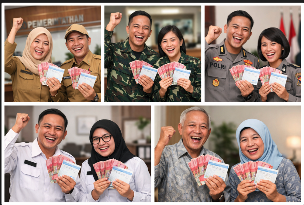 Gaji Ke 13 ASN: PNS, TNI, Polri, PPPK, Pejabat Negara dan Pensiunan PNS 2026 Cair Kapan?