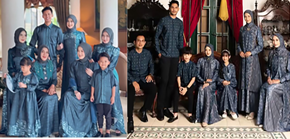 Baju Lebaran 2026 Warna emerald dan Teal Blue