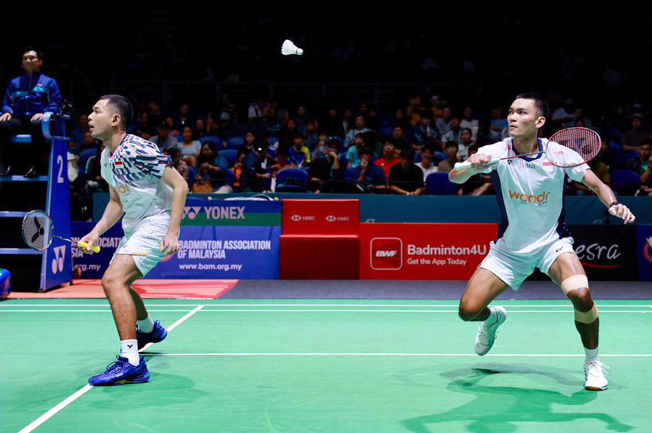 Fajar Alfian/Muhammad Shohibul Fikri akan menghadapi wakil Taiwan, Chen Zhi Ray/Lin Yu Chieh di babak 16 besar Malaysia Open 2026.