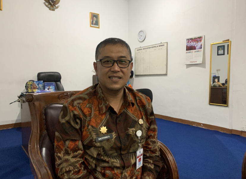 Kepala Dishub Temanggung, Saltiyono Atmadji.