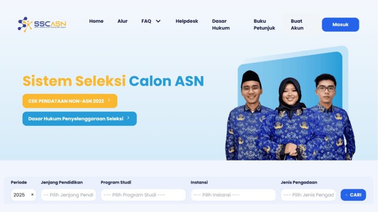 portal website seleksi CASN.