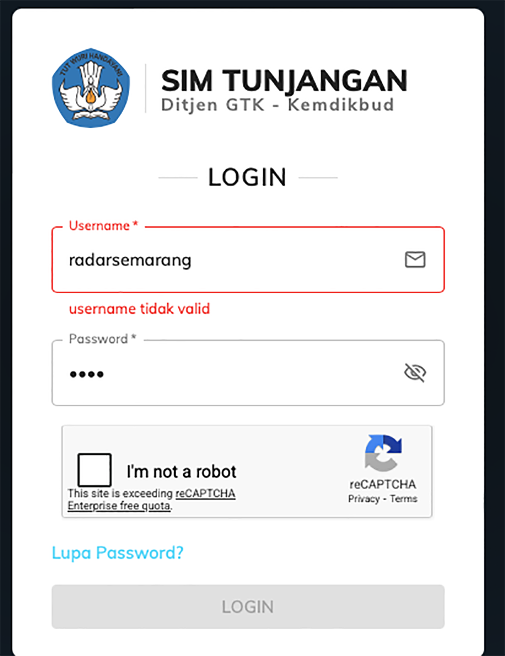 Cara Login SIMTUN Info GTK Benar, Agar Data Tunjangan Profesi Guru TPG Muncul