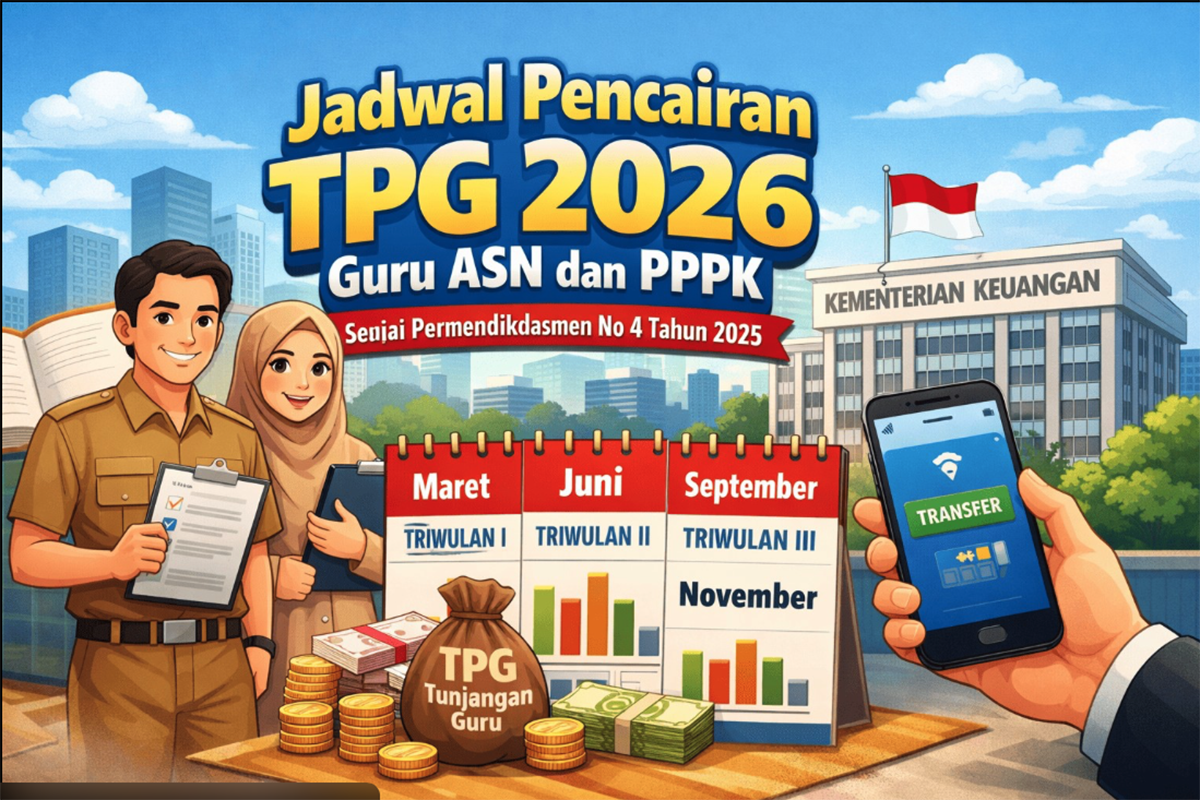 Pencairan TPG 2026 Guru Skema Baru Dari Triwulanan Menjadi Bulanan, Berikut Jadwal Uji Coba, Syarat, Besaran, Manfaatnya