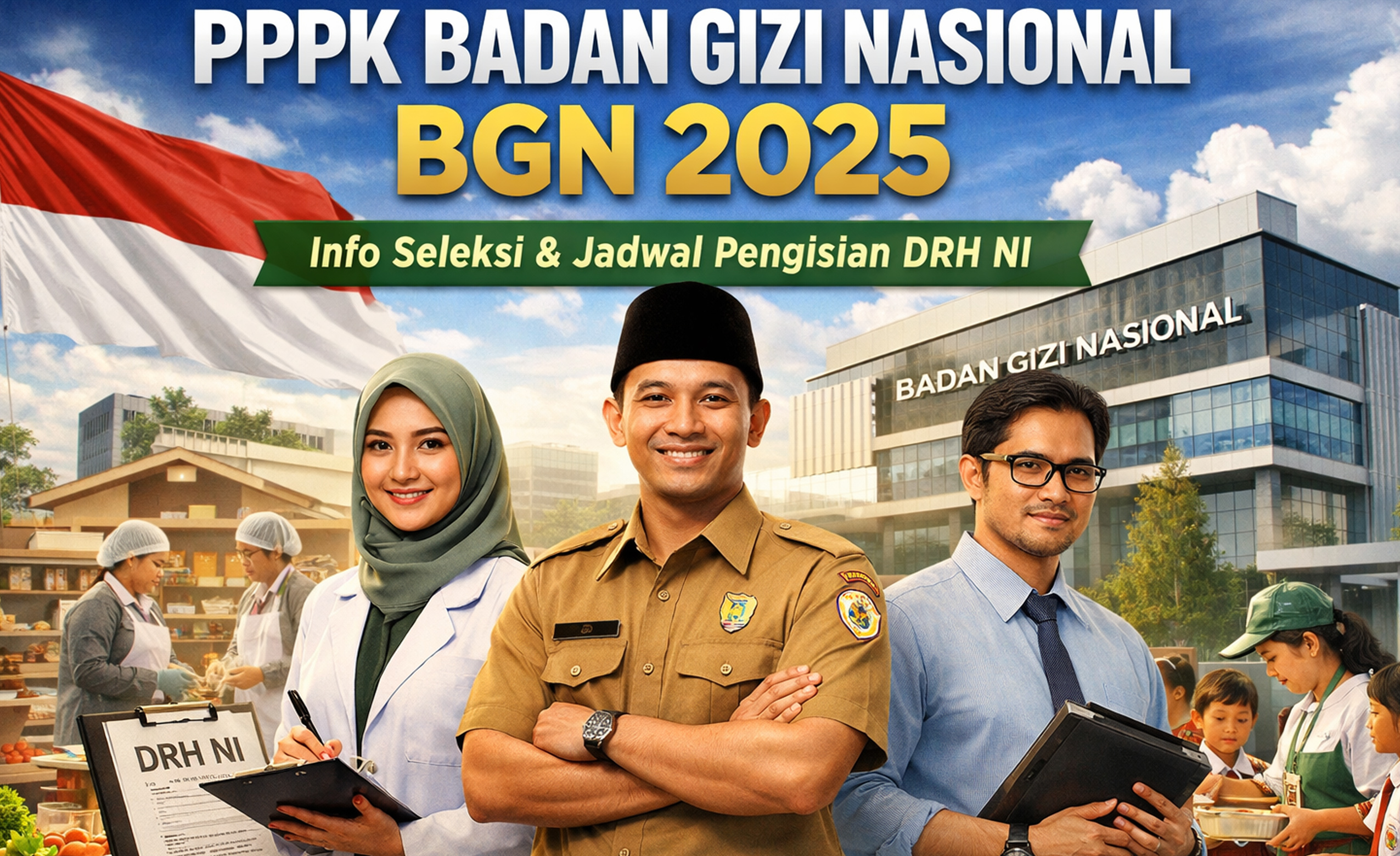 PPPK BGN 2025 resmi diperjelas. Tidak semua pegawai SPPG diangkat PPPK. Simak jadwal pengumuman dan pengisian DRH NI di sini.