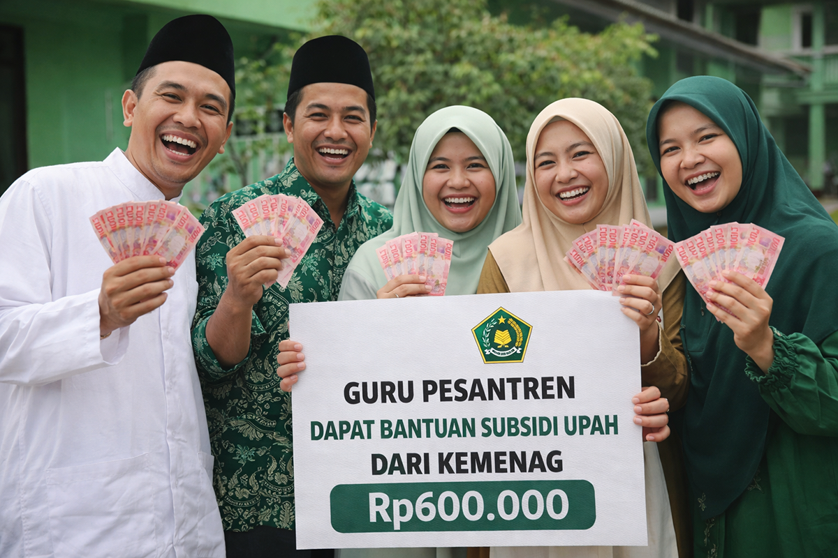 BSU Kemenag Guru Pesantren 20.143 Orang Cair, Cek Nama Ustadz-Ustadzah Disini
