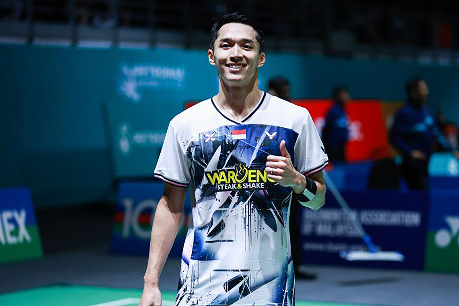 Jonatan Christie lolos dramatis ke semifinal India Open 2026 usai mengalahkan unggulan Prancis, Christo Popov 21-19, 21-19.