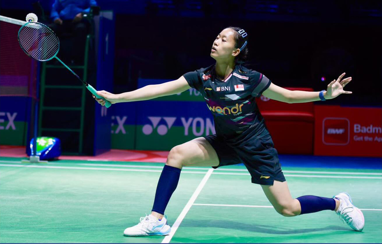 Putri Kusuma Wardani harus terhenti langkahnya di babak perempatfinal India Open 2026 usai kalah 16-21, 8-21 dari An Se Young.