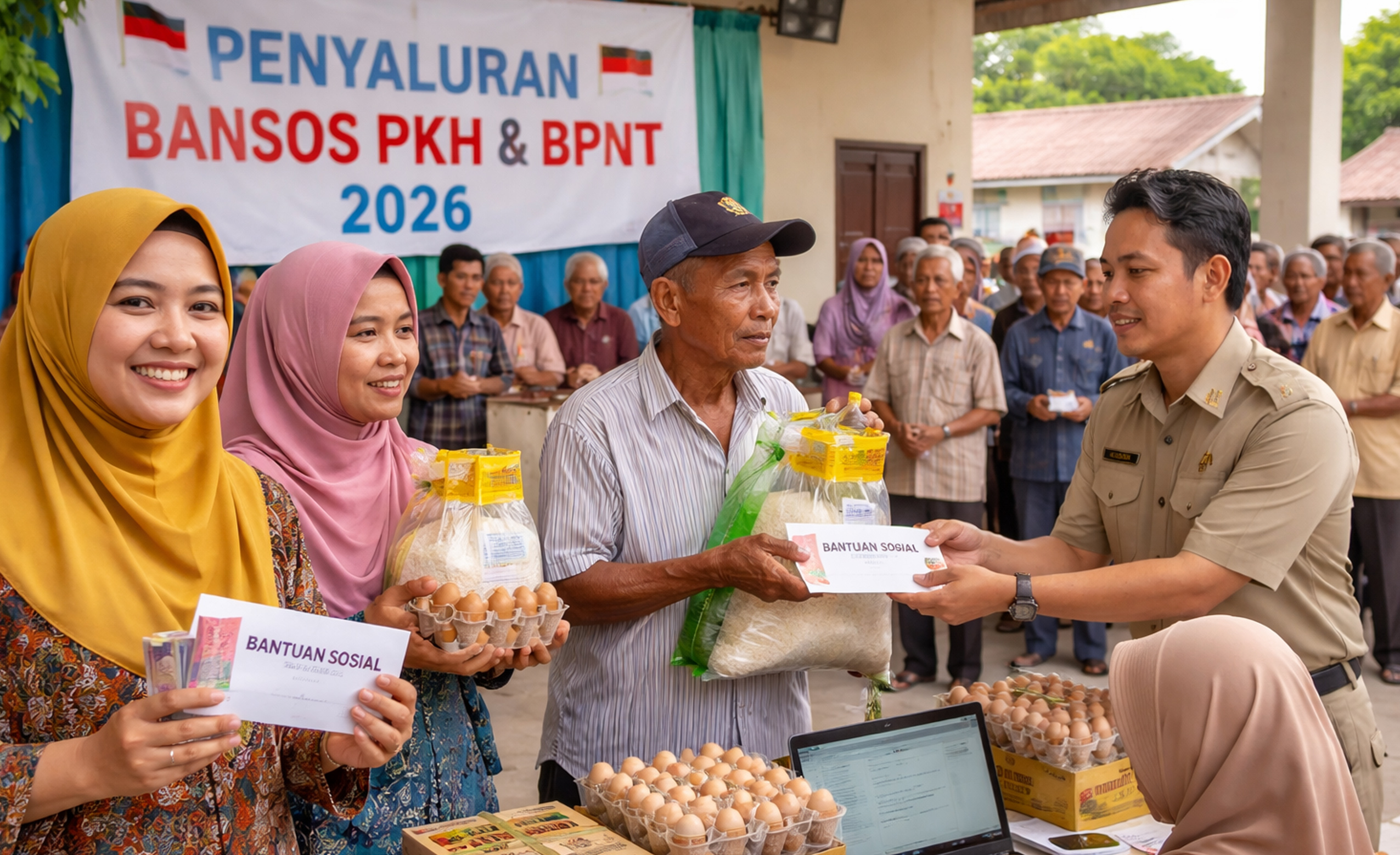 Bansos PKH BPNT tahap pertama 2026 segera cair. Cek ciri penerima, status desil, dan tanda KPM masih aktif agar bantuan Januari&ndash;Maret tidak terlewat.