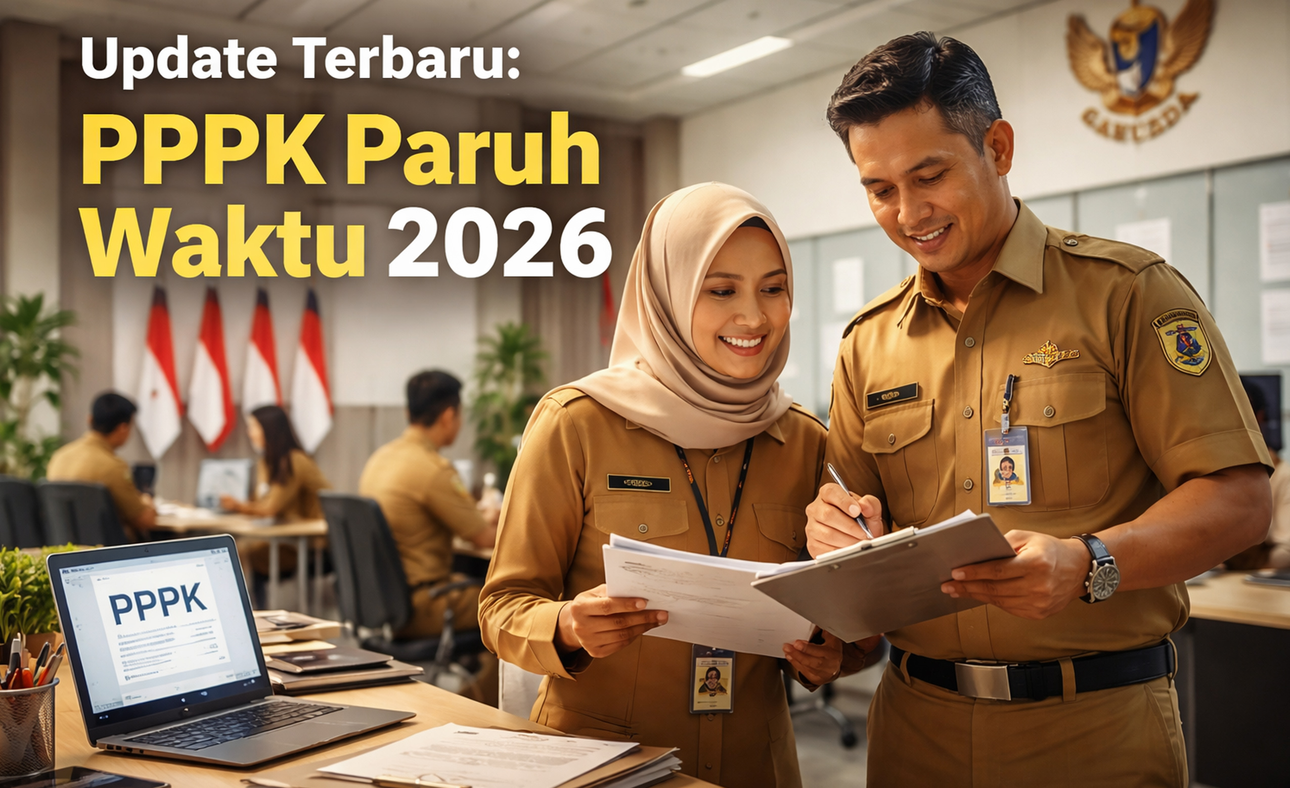 Update terbaru PPPK Paruh Waktu 2026. SK belum terbit serentak, ini penyebabnya, hak PPPK Paruh Waktu, dan cara cek SK online.