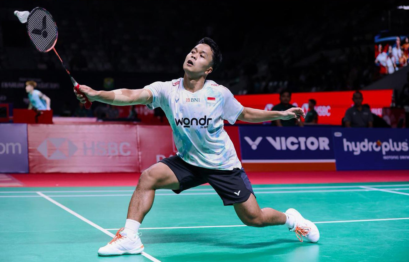 Anthony Sinisuka Ginting harus berjuang hingga tiga gim untuk mengatasi perlawanan wakil Belgia, Julien Carraggi, 12-21, 21-15, 21-10