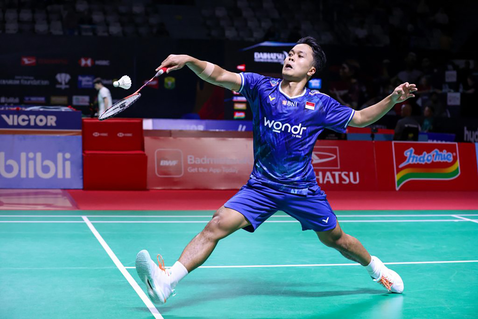 Anthony Sinisuka Ginting akan menghadapi wakil Belgia, Julien Carraggi di babak 32 besar Indonesia Masters 2026, Rabu (21/1/2026).