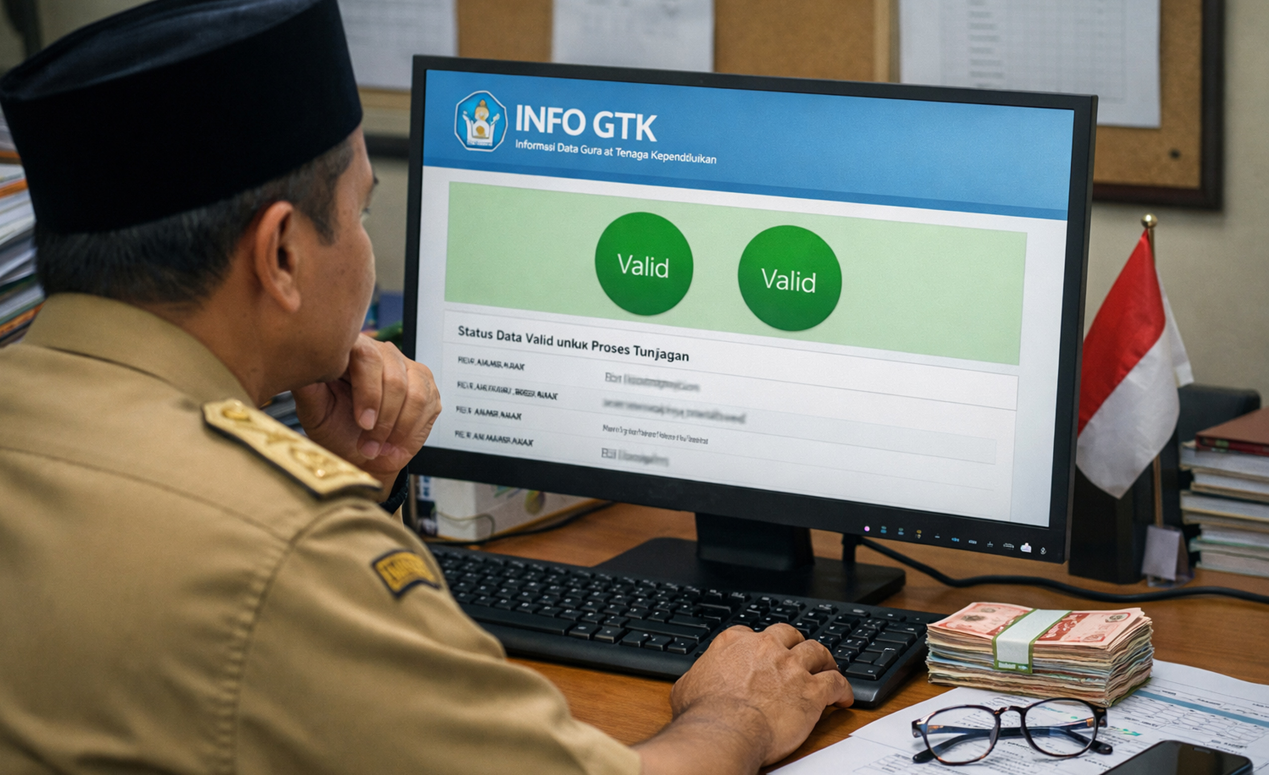 Simak penjelasan resmi alur TPG, peran SKTP, dan faktor pencairan tunjangan profesi.