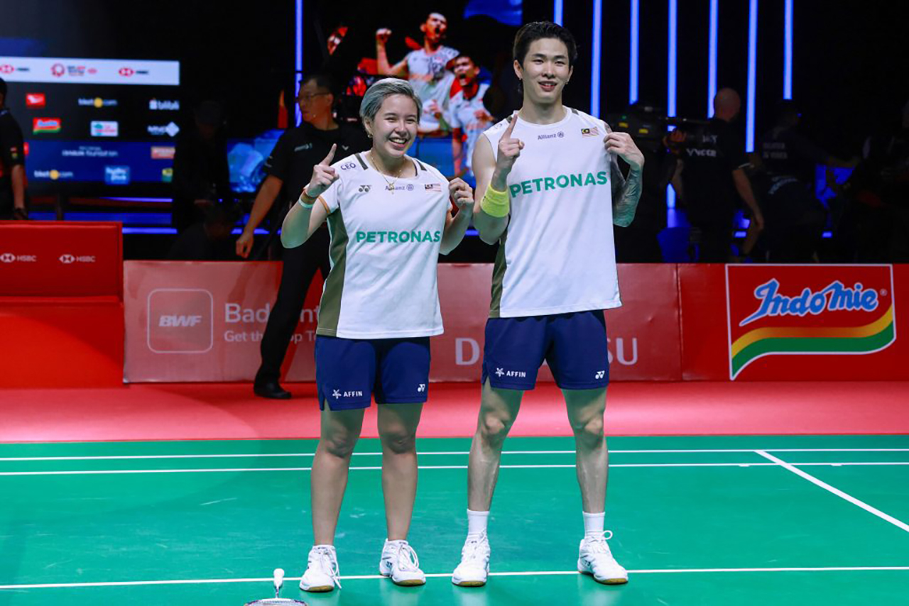 Unggulan ketiga Malaysia Chen Tang Jie/Toh Ee Wei menjadi juara ganda campuran Indonesia Masters 2026 usai mengalahkan Mathias Christiansen/Alexandra Boje 15-21, 21-17, 21-11.