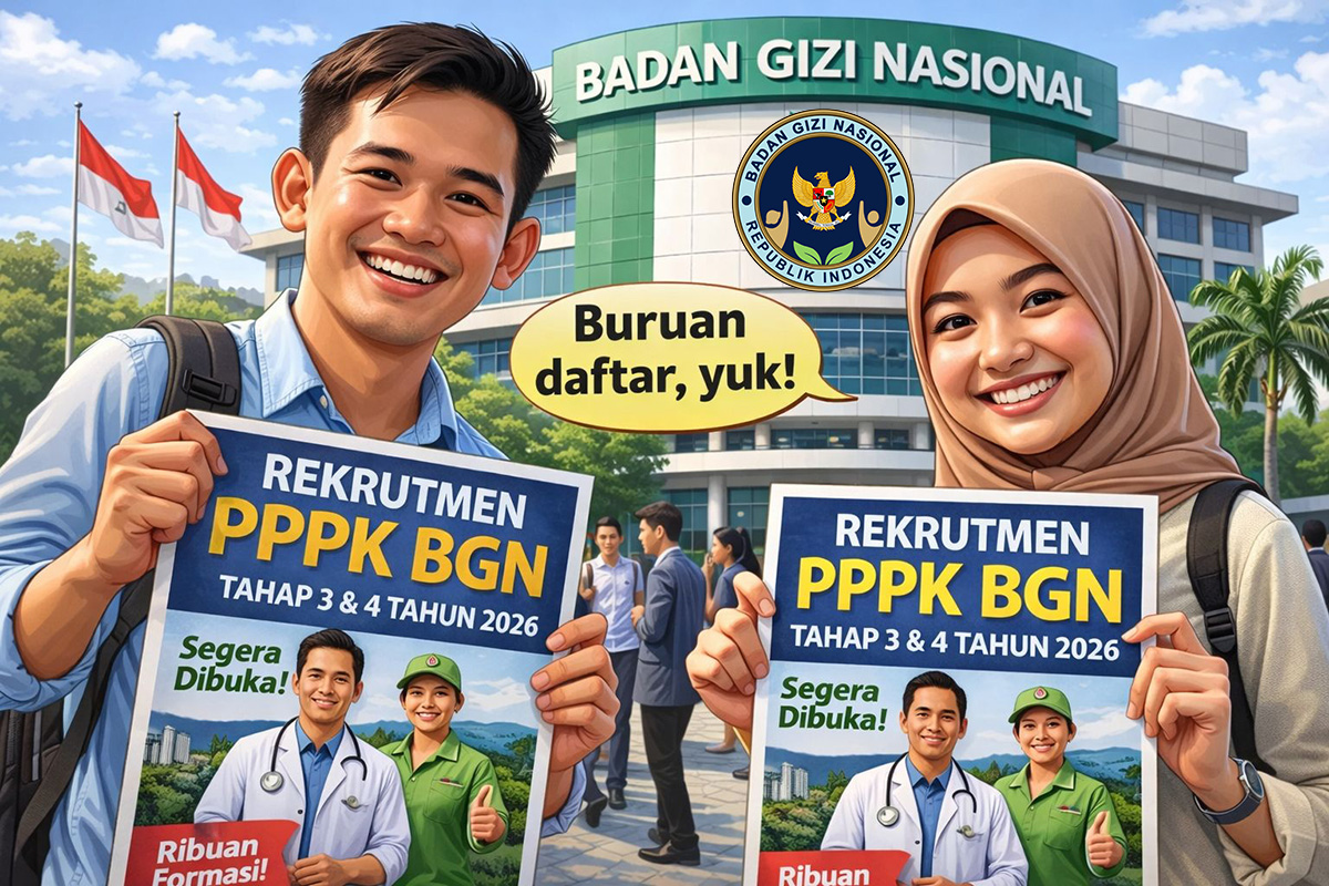 Jadwal, Syarat Pendaftaran PPPK BGN 2026 Tahap 3 dan 4, Ada 32.460 Formasi Untuk Umum