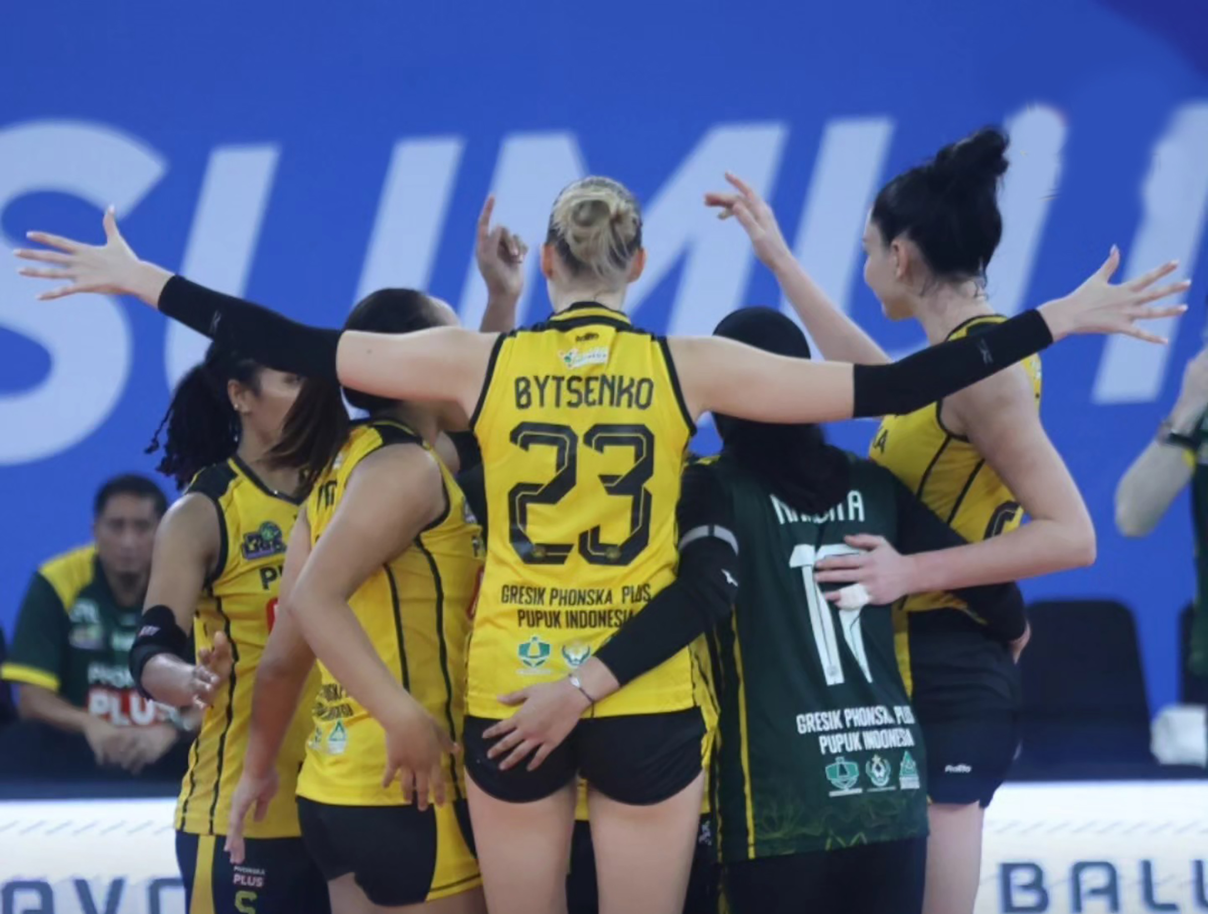 Olyksandra Bytsenko dan kawan-kawan nyaman di puncak klasemen sementara Proliga Putri 2026 dengan raihan 15 poin.