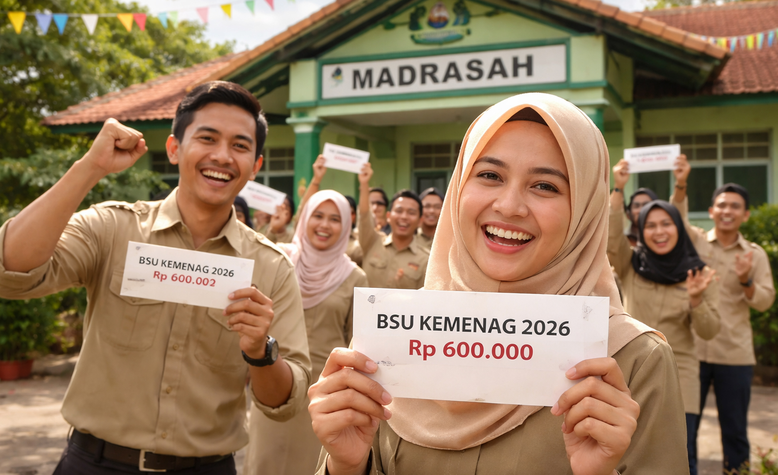 BSU Kemenag 2026 cair untuk guru dan tendik madrasah non-ASN. Simak fakta lengkap, data penerima, serta kebijakan lanjutan yang jarang dibahas.
