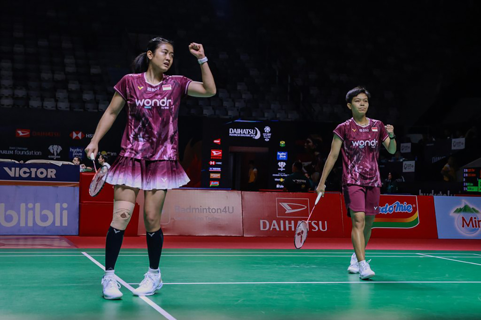 Unggulan delapan Amallia Cahaya Pratiw/Siti Fadia Silva Ramadhanti akan menghadapi wakil Denmark, Kathrine Vang/Mette Werge di babak 32 besar Thailand Masters 2026.