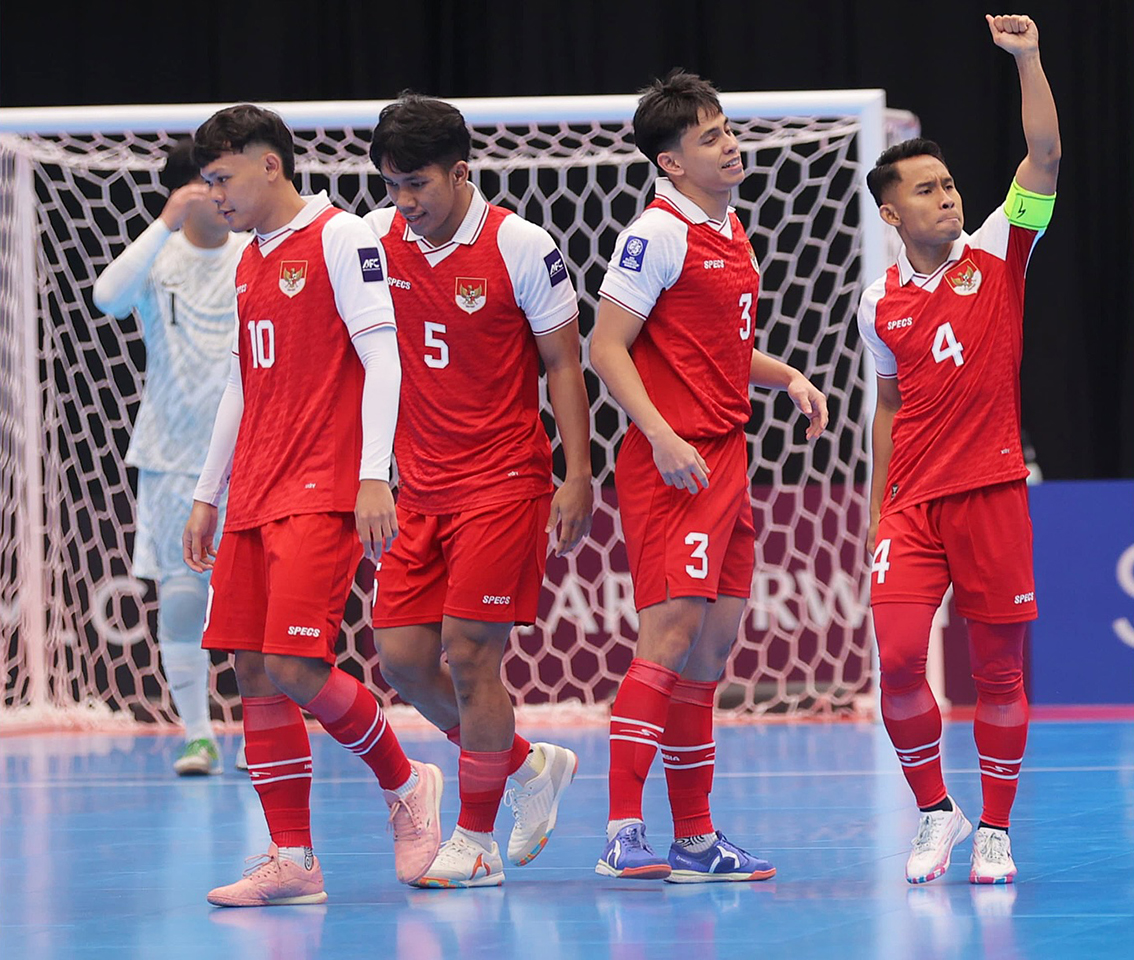 Timnas Indonesia memulai laga pertama di AFC Futsal Asian Cup 2026 dengan menumbangkan Korea Selatan 5-0 tanpa balas di Indonesia Arena, Jakarta, Selasa (27/1).