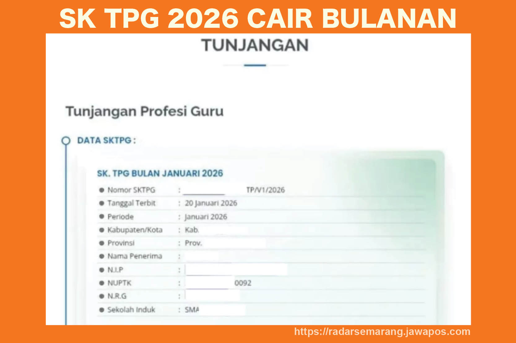 SKTP 20 Januari 2026 Terbit, 3 Indikator Utama Penentu Pencairan Tunjangan Profesi Guru 2026 Bulanan