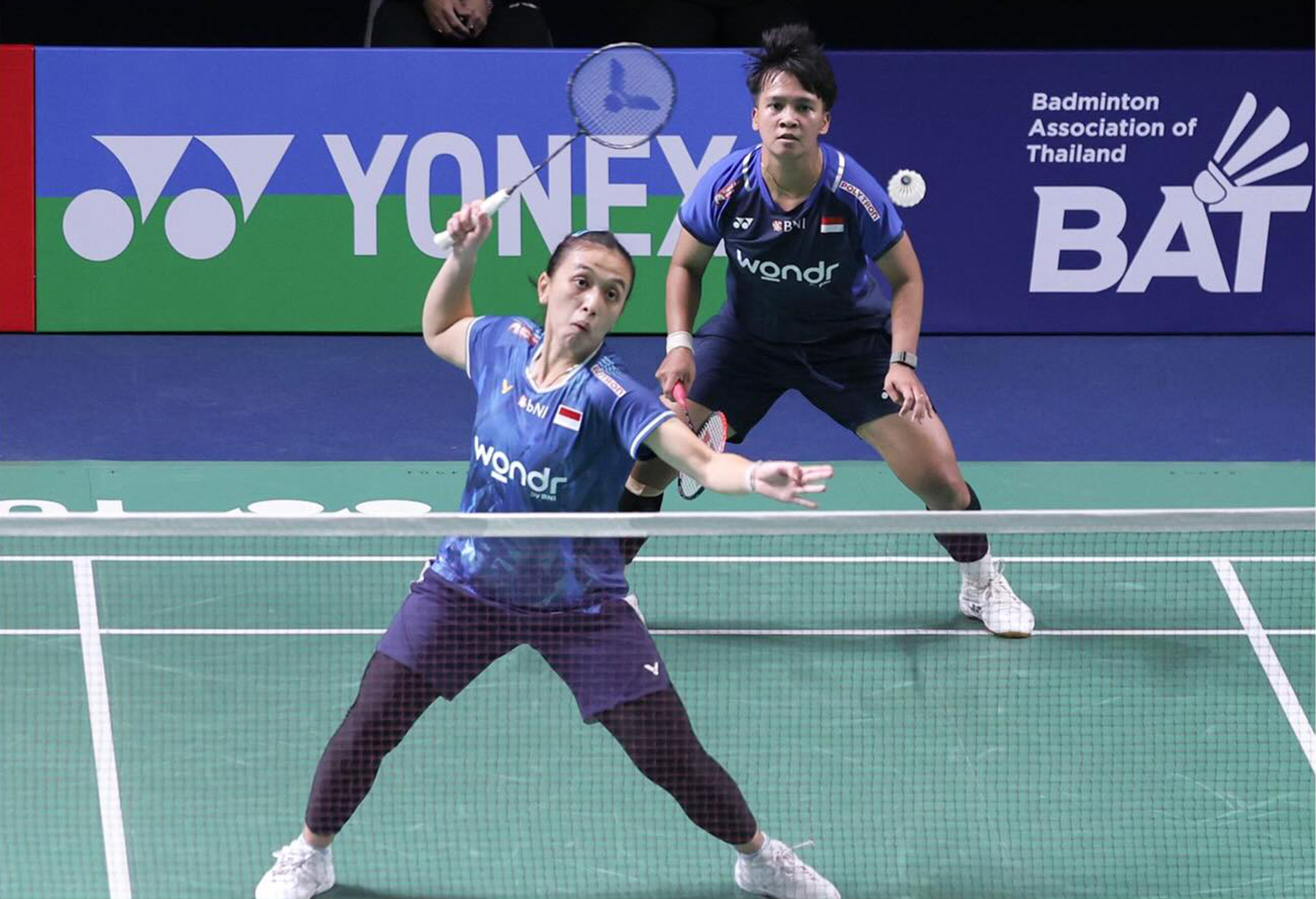 Febriana Dwipuji Kusuma/Meilysa Trias Puspitasari akan menghadapi rekan di pelatnas Lanny Tria Mayasari/Apriyani Rahayu di babak 16 besar Thailand Masters 2026.