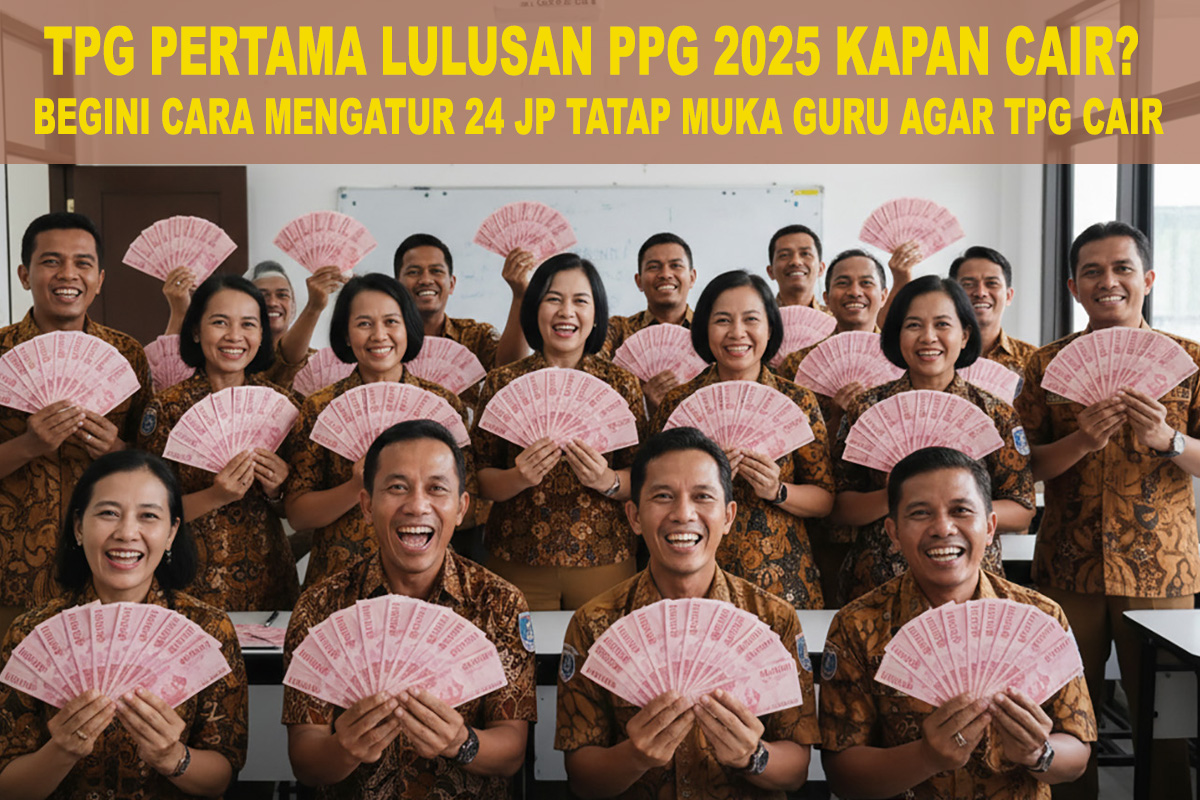 SKTP 20 Januari 2026 Terbit, TPG Pertama Lulusan PPG 2025 Kapan Cair? Begini Cara Mengatur 24 JP Tatap Muka Guru Agar TPG Cair