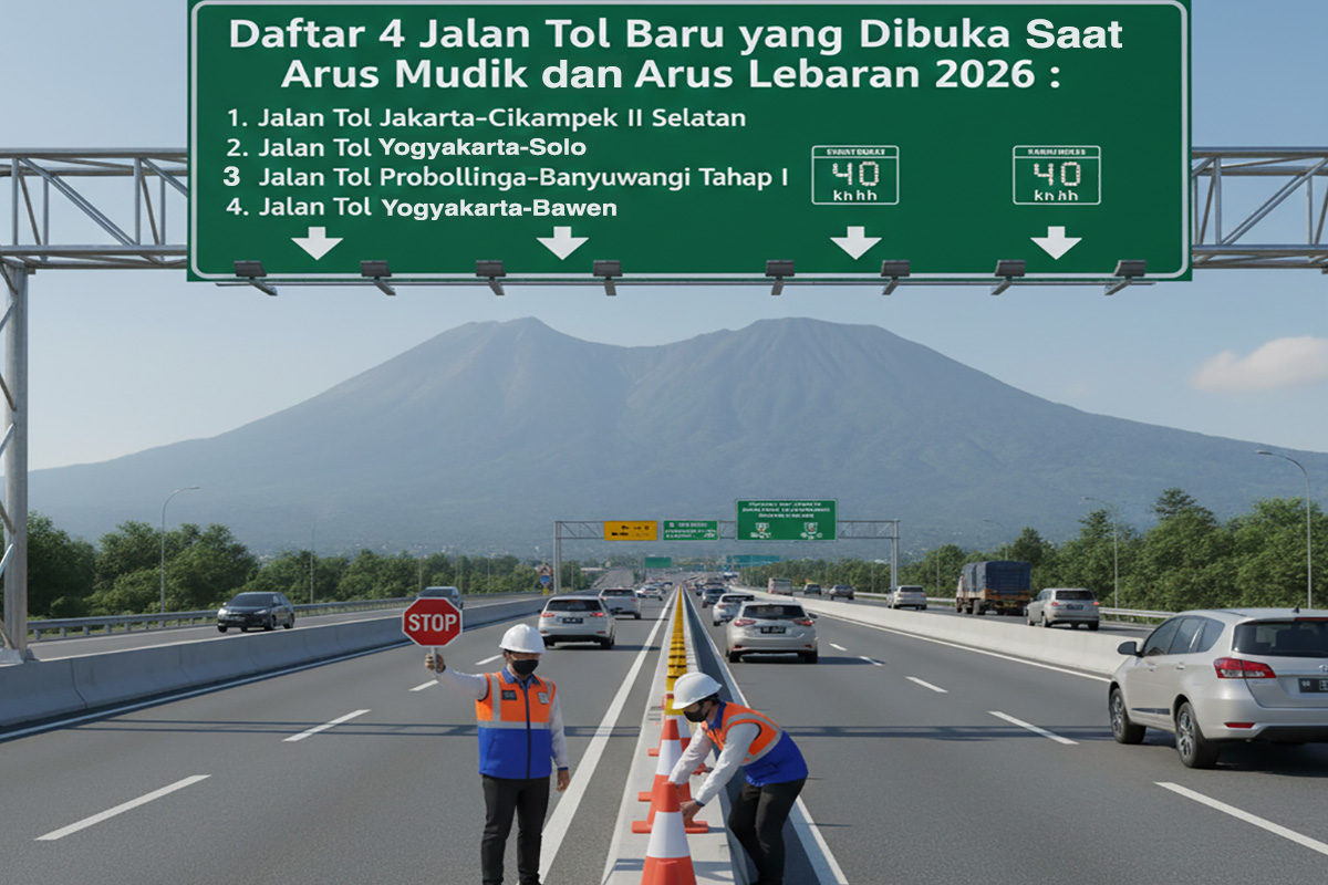 Daftar 4 Jalan Tol Baru yang Dibuka Saat Arus Mudik dan Arus Lebaran 2026 Selain Tol Bawen - Jogja