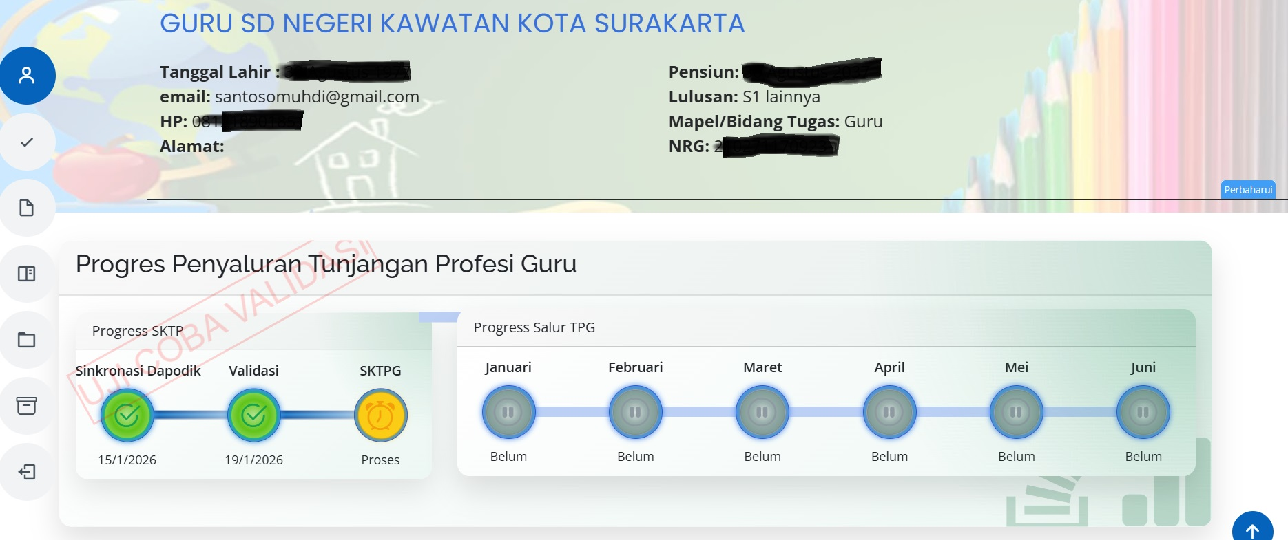 Info resmi TPG Januari 2026 dari admin Info GTK. Cek status valid, jadwal pencairan, dan risiko kehilangan hak bayar.