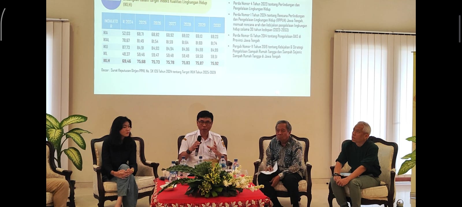 Forum Diskusi ISKA Jawa Tengah bertema &ldquo;Bencana Ekologis, Tanggung Jawab Hukum, dan Pertobatan Ekologis: Mencari Jalan Pemulihan Lingkungan Hidup&rdquo; yang digelar di Rumah Uskup Pandanaran, Semarang.