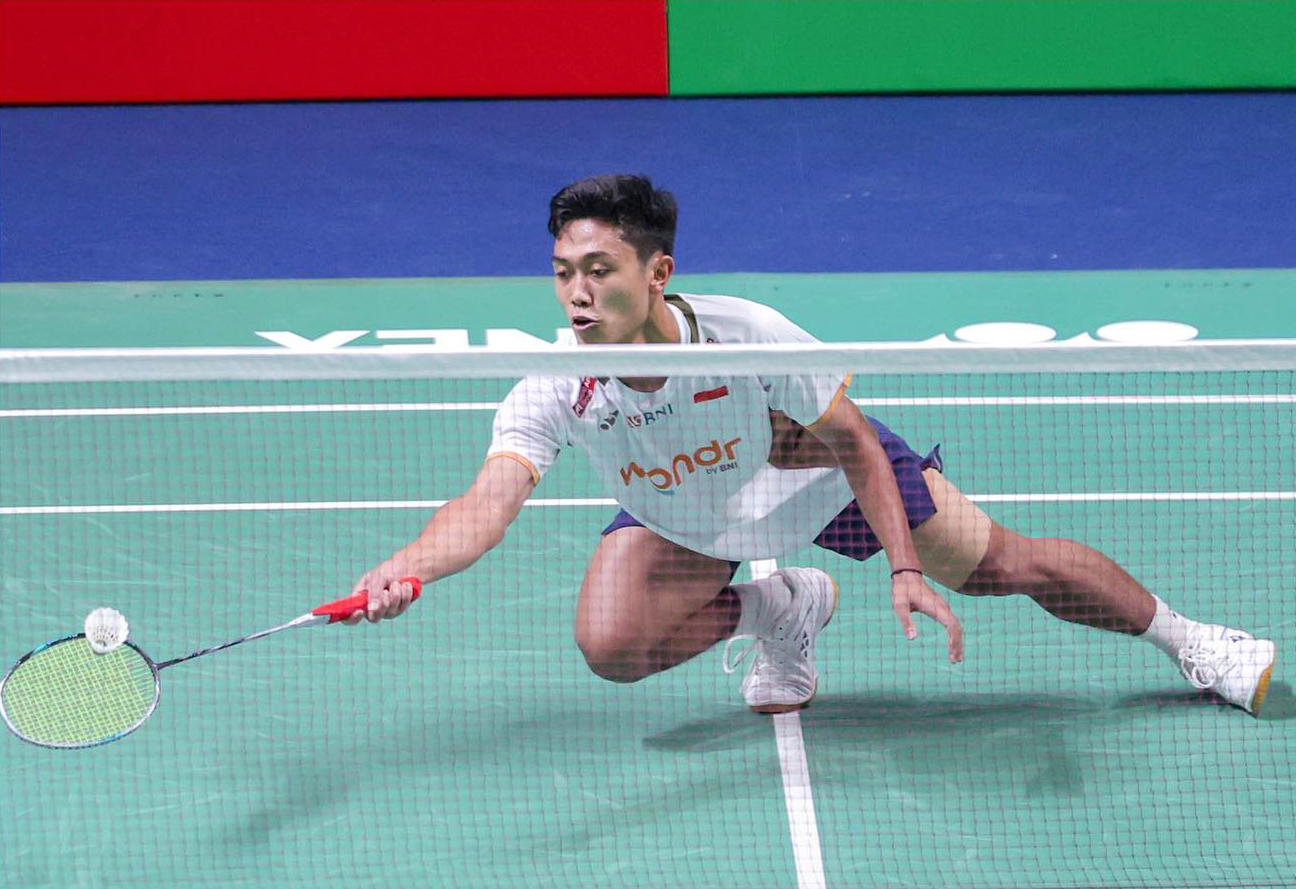Prahdiska Bagas Shujiwo menyusul Alwi Farhan dan Moh Zaki Ubaidillah lolos ke babak 16 besar Thailand Masters 2026.