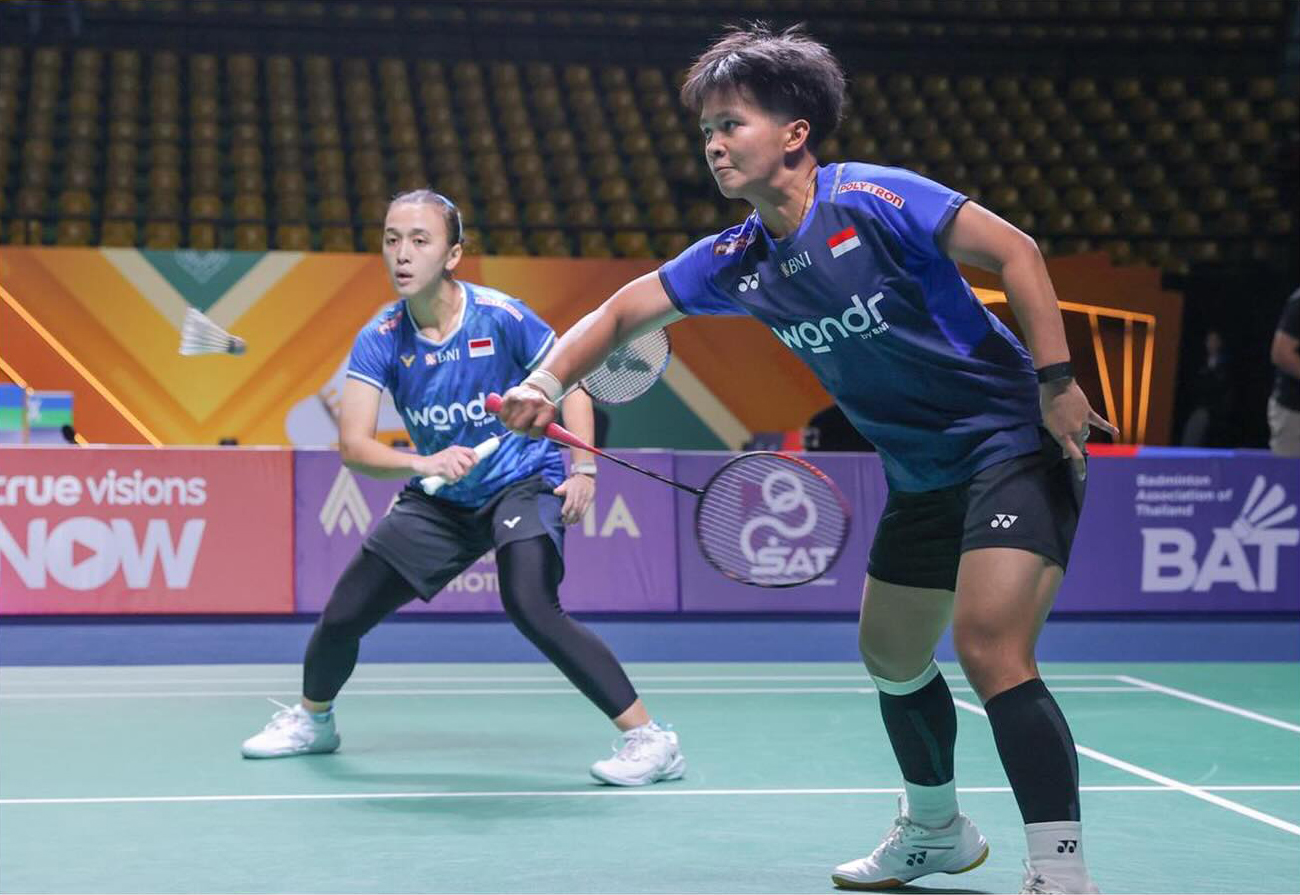 Unggulan kelim Febriana Dwipuji Kusuma/Meilysa Trias Puspitasari menang dua gim langsung 21-13, 22-20 atas wakil Chinese Taipei, Hsu Yin Hui/Lin Jhih Yun.